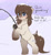 Size: 1800x1957 | Tagged: safe, artist:vetta, edit, editor:hotkinkajou, imported from derpibooru, oc, oc only, oc:frosty flakes, earth pony, fish, pony, bipedal, dialogue, female, fishing, fishing rod, hoof hold, open mouth, snow, snowpony (species), solo, taiga pony, unshorn fetlocks, yakutian horse