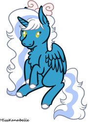 Size: 623x867 | Tagged: safe, artist:misskanabelle, imported from derpibooru, oc, oc only, oc:fleurbelle, alicorn, pony, alicorn oc, commission, female, horn, mare, simple background, solo, transparent background, wings, ych result