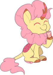 Size: 2008x2819 | Tagged: safe, artist:jetjetj, imported from derpibooru, oc, oc only, oc:pink lemonade, kirin, female, high res, simple background, solo, transparent background