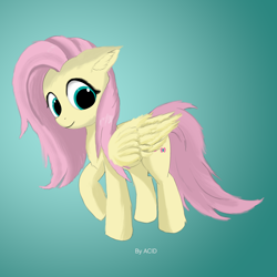 Size: 2160x2160 | Tagged: safe, artist:edenpegasus, imported from derpibooru, fluttershy, pegasus, pony, cute, female, high res, mare, shyabetes, solo