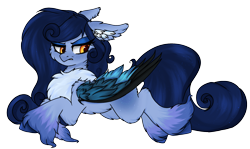 Size: 1938x1153 | Tagged: safe, alternate version, artist:ondrea, imported from derpibooru, oc, oc only, oc:tundra, pegasus, pony, angry, artificial wings, augmented, cheek fluff, chest fluff, cute, ear fluff, fluffy, pouting, simple background, solo, transparent background, unshorn fetlocks, wing fluff, wings