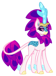 Size: 1280x1738 | Tagged: safe, artist:twilightsparkle0428, imported from derpibooru, queen novo, kirin, my little pony: the movie, female, kirin novo, kirin-ified, mare, simple background, solo, species swap, transparent background