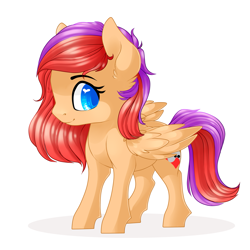 Size: 2125x2125 | Tagged: safe, artist:schokocream, imported from derpibooru, oc, oc only, pegasus, pony, eyelashes, female, high res, mare, pegasus oc, simple background, solo, white background, wings