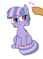 Size: 1897x2589 | Tagged: safe, artist:plot, imported from derpibooru, wind sprint, pegasus, pony, female, filly, floating heart, freckles, heart, offscreen character, ponybooru import, simple background, sitting, transparent background, unamused