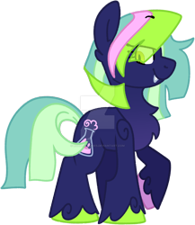 Size: 1280x1472 | Tagged: safe, artist:rohans-ponies, imported from derpibooru, oc, oc only, oc:potion gleams, earth pony, pony, deviantart watermark, female, mare, obtrusive watermark, simple background, transparent background, watermark