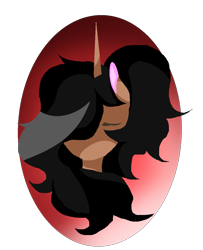 Size: 953x1171 | Tagged: safe, artist:aonairfaol, imported from derpibooru, oc, oc only, pony, unicorn, bust, eyes closed, hair over one eye, simple background, solo, transparent background