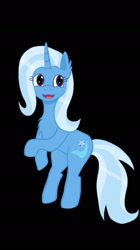 Size: 1080x1922 | Tagged: safe, artist:yukine001, imported from derpibooru, trixie, pony, unicorn, chest fluff, smiling, solo