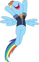 Size: 3000x4722 | Tagged: safe, artist:cloudy glow, imported from derpibooru, rainbow dash, pegasus, pony, the last problem, .ai available, clothes, female, flying, high res, mare, nose in the air, older, older rainbow dash, open mouth, open smile, show accurate, simple background, smiling, solo, spread wings, transparent background, uvula, vector, volumetric mouth, wings