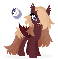 Size: 1600x1619 | Tagged: safe, artist:kabuvee, imported from derpibooru, oc, oc only, bat pony, pony, bat wings, ear tufts, eyelashes, female, folded wings, hair over one eye, long mane, mare, open mouth, open smile, shadow, simple background, smiling, solo, standing, transparent background, wings