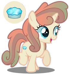 Size: 742x788 | Tagged: safe, artist:amicasecretuwu, imported from derpibooru, princess flurry heart, pumpkin cake, oc, pony, unicorn, female, filly, fusion, simple background, solo, transparent background