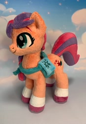 Size: 2184x3125 | Tagged: safe, artist:ketika, imported from derpibooru, sunny starscout, earth pony, pony, g5, high res, irl, photo, plushie, solo