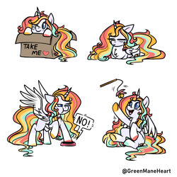 Size: 2550x2550 | Tagged: safe, artist:greenmaneheart, imported from derpibooru, oc, oc only, oc:zipper, alicorn, pony, box, female, high res, mare, pony in a box, simple background, solo, transparent background