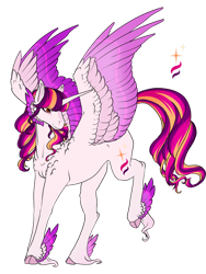 Size: 1024x1364 | Tagged: safe, artist:oneiria-fylakas, imported from derpibooru, sunset shimmer, twilight sparkle, alicorn, pony, fusion, simple background, solo, transparent background, twilight sparkle (alicorn)