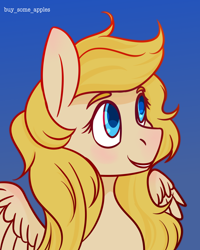 Size: 2000x2500 | Tagged: safe, artist:buy_some_apples, imported from derpibooru, oc, oc only, pegasus, bust, high res, portrait