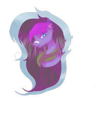 Size: 1345x1725 | Tagged: safe, artist:aonairfaol, imported from derpibooru, oc, oc only, earth pony, pony, bandaid, bandaid on nose, bust, earth pony oc, simple background, solo, transparent background