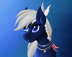 Size: 2500x2000 | Tagged: safe, artist:diamond06mlp, imported from derpibooru, oc, oc only, earth pony, pony, braid, bust, female, gradient background, high res, mare, signature, solo