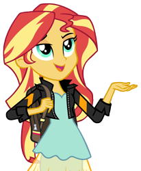 Size: 7080x8591 | Tagged: safe, artist:andoanimalia, imported from derpibooru, sunset shimmer, equestria girls, friendship games, absurd resolution, female, lidded eyes, open mouth, open smile, simple background, smiling, solo, transparent background, vector
