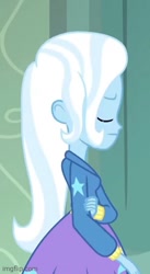 Size: 247x450 | Tagged: safe, imported from derpibooru, screencap, trixie, equestria girls, equestria girls series, forgotten friendship, cropped, eyes closed