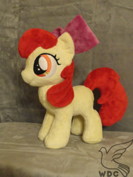 Size: 480x640 | Tagged: safe, artist:whitedove-creations, imported from derpibooru, apple bloom, earth pony, pony, female, filly, irl, photo, plushie