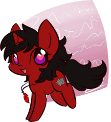 Size: 1517x1672 | Tagged: safe, artist:piichu-pi, imported from derpibooru, oc, oc only, oc:lost letters, pony, unicorn, chibi, female, heart eyes, horn, mare, open mouth, solo, unicorn oc, wingding eyes