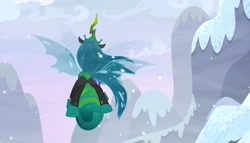 Size: 1452x828 | Tagged: safe, imported from derpibooru, screencap, queen chrysalis, starlight glimmer, changeling, season 9, the ending of the end, cocoon, ultimate chrysalis