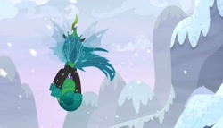 Size: 1452x828 | Tagged: safe, imported from derpibooru, screencap, queen chrysalis, starlight glimmer, changeling, season 9, the ending of the end, cocoon, ultimate chrysalis