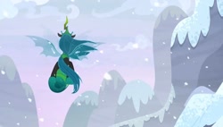 Size: 1454x828 | Tagged: safe, imported from derpibooru, screencap, queen chrysalis, changeling, season 9, the ending of the end, cocoon, ultimate chrysalis