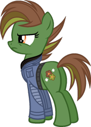 Size: 674x937 | Tagged: safe, artist:pegasski, imported from derpibooru, oc, oc only, oc:spring fever, earth pony, pony, female, mare, simple background, solo, transparent background