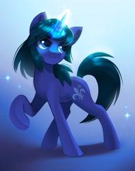 Size: 1344x1708 | Tagged: safe, artist:draw3, imported from derpibooru, oc, oc only, oc:arclight, pony, unicorn, solo