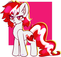 Size: 1224x1147 | Tagged: safe, artist:ube, artist:ubebreb, imported from derpibooru, oc, oc only, earth pony, pony, angry, doodle, drawing, eyebrows, eyebrows visible through hair, fluffy, fluffy tail, no name character, no name yet, red eyes, simple background, solo, syringe, tail, transparent background, tsundere