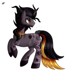 Size: 1280x1338 | Tagged: safe, artist:princessmoonsilver, imported from derpibooru, oc, oc only, oc:dimness ashes, pony, unicorn, male, simple background, solo, stallion, transparent background