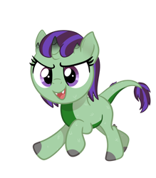 Size: 900x1028 | Tagged: safe, artist:nivimonster, imported from derpibooru, oc, oc only, oc:emerald night, hybrid, pony, female, filly, simple background, solo, transparent background