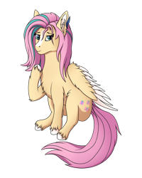 Size: 2000x2501 | Tagged: safe, artist:autumnsfur, imported from derpibooru, part of a set, fluttershy, pegasus, pony, chest fluff, g4, g4 to g5, g5, high res, simple background, sitting, solo, transparent background, unshorn fetlocks