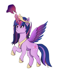 Size: 2000x2501 | Tagged: safe, artist:autumnsfur, imported from derpibooru, part of a set, twilight sparkle, alicorn, pony, crown, g4, g4 to g5, g5, high res, hoof shoes, jewelry, peytral, regalia, simple background, solo, transparent background, twilight sparkle (alicorn)