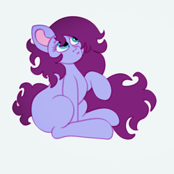 Size: 960x960 | Tagged: safe, artist:hrtes, imported from derpibooru, oc, oc only, pony, female, sitting, solo