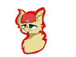 Size: 1600x1200 | Tagged: safe, artist:revenge.cats, imported from derpibooru, pegasus, pony, bust, cheek fluff, fred durst, hat, limp bizkit, ponified, simple background, smiling, solo, transparent background