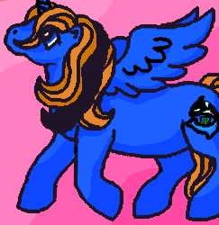 Size: 295x304 | Tagged: safe, imported from derpibooru, oc, oc:teddy-chan, alicorn, alicorn oc, g1, gif, horn, non-animated gif, wings