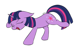 Size: 1679x1052 | Tagged: safe, artist:wapamario63, imported from ponybooru, twilight sparkle, pony, unicorn, colored, cute, dancing, eyes closed, female, flat colors, mare, raised hoof, raised leg, simple background, solo, transparent background