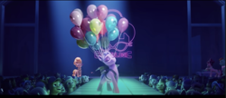 Size: 3122x1354 | Tagged: safe, imported from derpibooru, screencap, earth pony, pony, spoiler:my little pony: a new generation, 3d, background pony, balloon, bondage harness, canter logic, g5, harness, how to protect yourself from a unicorn attack, indoors, ivory cedar, male, maretime bay, my little pony: a new generation, phyllis cloverleaf, stallion, tack