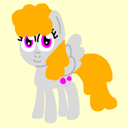 Size: 682x684 | Tagged: safe, artist:boyiepony34, imported from derpibooru, surprise, pegasus, pony, adoraprise, cute, drawception, female, g0 to g4, g1, g1 to g4, g4, generation leap, mare, my pretty pony, simple background, smiling, solo, tan background