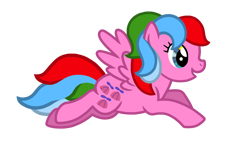 Size: 1280x720 | Tagged: safe, artist:tomyboy56, whizzer, pegasus, pony, twinkle eyed pony, cute, female, flying, g1, g1 to g4, g4, generation leap, mare, open mouth, open smile, simple background, smiling, transparent background, vector, whizzabetes