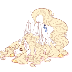 Size: 1000x1000 | Tagged: safe, artist:snowberry, imported from derpibooru, oc, oc only, oc:satin sabre, pegasus, pony, butt, cutie mark, dock, eye clipping through hair, face down ass up, fluffy, jack-o challenge, jacko challenge, long hair, looking at you, male, meme, plot, raised tail, simple background, smiling, stallion, tail, unshorn fetlocks, white background, wings