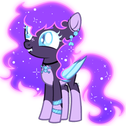 Size: 1324x1329 | Tagged: safe, artist:kurosawakuro, imported from derpibooru, oc, oc only, bat pony, pony, base used, female, filly, simple background, solo, transparent background