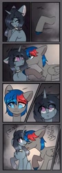 Size: 737x2048 | Tagged: safe, artist:cloud-fly, artist:remonysteffanie, imported from derpibooru, oc, oc only, pegasus, pony, unicorn, collaboration, comic, commission, ych result