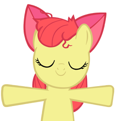 Size: 7000x7186 | Tagged: safe, artist:rdmlp, imported from derpibooru, apple bloom, earth pony, pony, apple family reunion, season 3, absurd resolution, apple bloom's bow, bow, eyes closed, female, filly, hair bow, messy mane, simple background, sleeping, smiling, solo, transparent background, vector