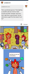 Size: 1197x3020 | Tagged: safe, artist:ask-luciavampire, imported from derpibooru, oc, earth pony, kirin, pegasus, pony, unicorn, vampire, ask, ask ponys gamer club, ask-ponys-gamer-club, autumn, autumn leaves, leaf, leaves, tumblr