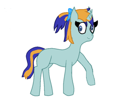 Size: 708x552 | Tagged: safe, artist:samipiplup, imported from derpibooru, oc, oc only, oc:bluebird, pony, unicorn, 2017, female, offspring, parent:pumpkin cake, solo