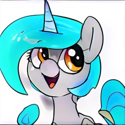 Size: 1024x1024 | Tagged: safe, imported from derpibooru, pony, ai content, ai generated, generator:thisponydoesnotexist, horn, open mouth, solo