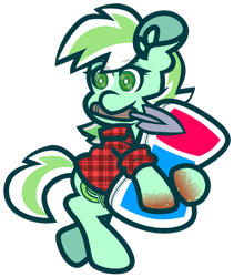 Size: 2164x2564 | Tagged: safe, artist:threetwotwo32232, imported from derpibooru, oc, oc only, oc:ivy, earth pony, pony, bipedal, female, high res, mare, simple background, solo, transparent background