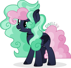 Size: 2033x1924 | Tagged: safe, artist:cirillaq, imported from derpibooru, oc, oc only, oc:night cloud, pegasus, pony, female, mare, simple background, solo, transparent background